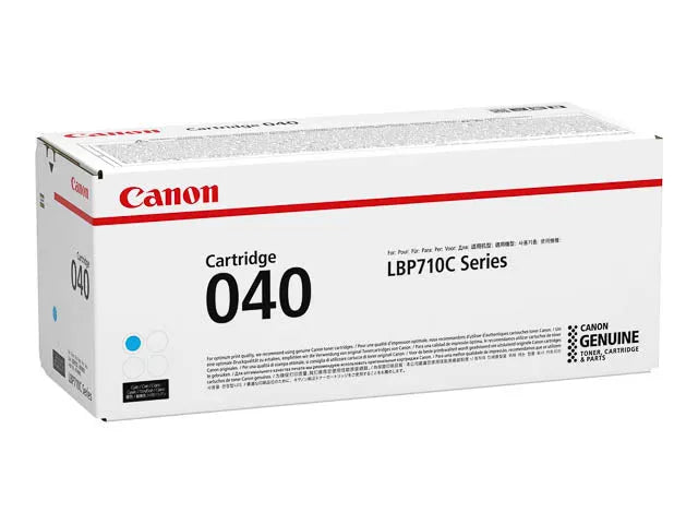 Canon 040 C Cyan Toner – Original Tonerkartusche für brillante Farbdrucke mit bis zu 5.400 Seiten