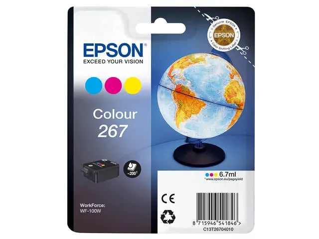 EPSON T267 Color Druckerpatrone – Originalqualität für mobile Drucklösungen