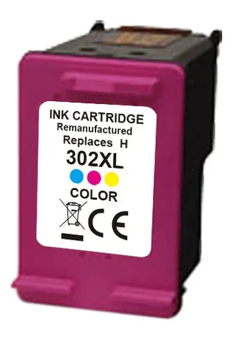 2er Set XL Patronen – Ersatz für HP 302XL black & color – Kompatible Tinte für DeskJet, ENVY & OfficeJet