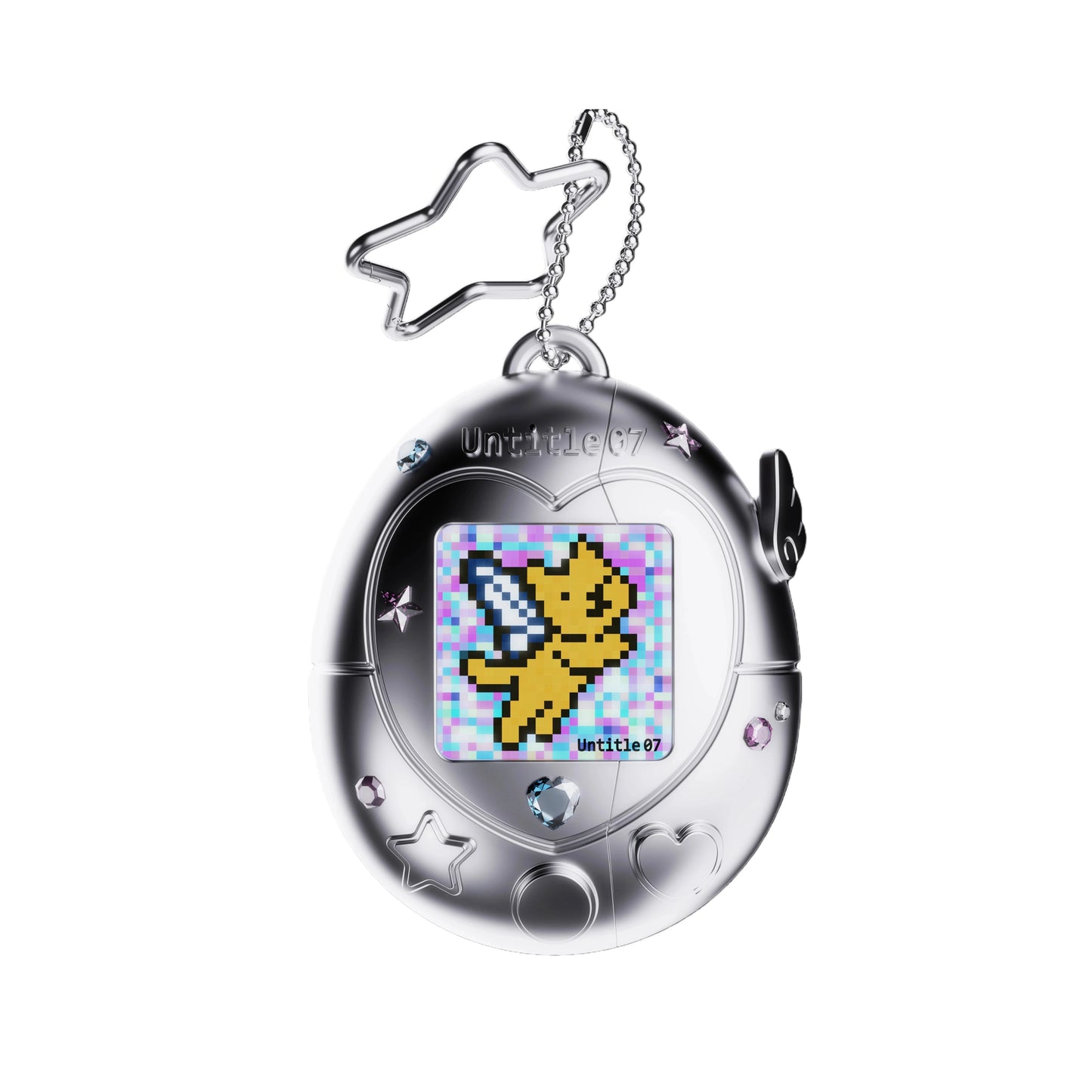 Cute For Tamagotchi Style Airpods 4/Pro 2/1 Earphone Case Transparent Soft Silicone Earphone Case With Cartoon Lanyard Sticker
