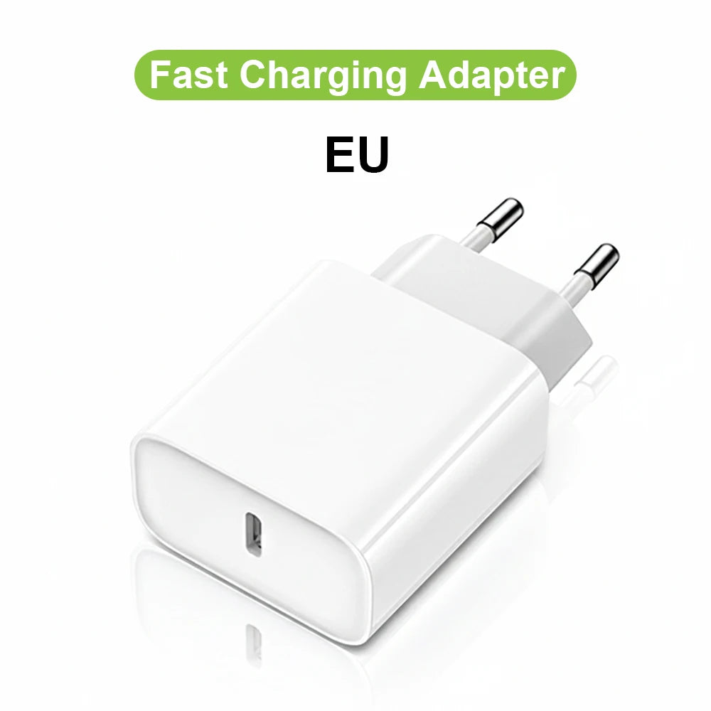 Chargeur rapide PD 30W pour iPhone 14 13 12, câble de charge rapide USB C vers Lightning pour iPhone 17 16 15 Pro Max, adaptateur d'alimentation de Type C