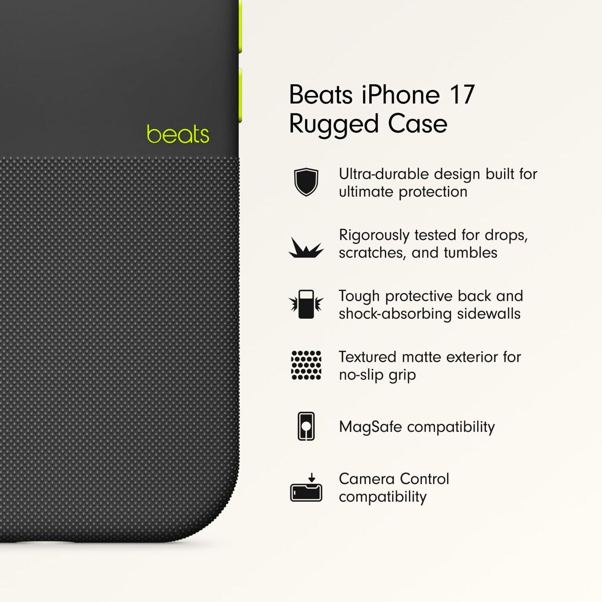 Mobile cover Apple iPhone 17 Black