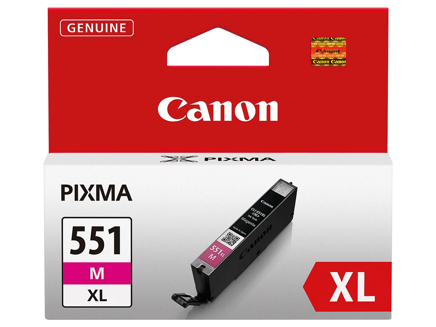 Canon CLI-551 XL M Tintenpatrone Magenta – Original XL-Patrone für PIXMA Drucker