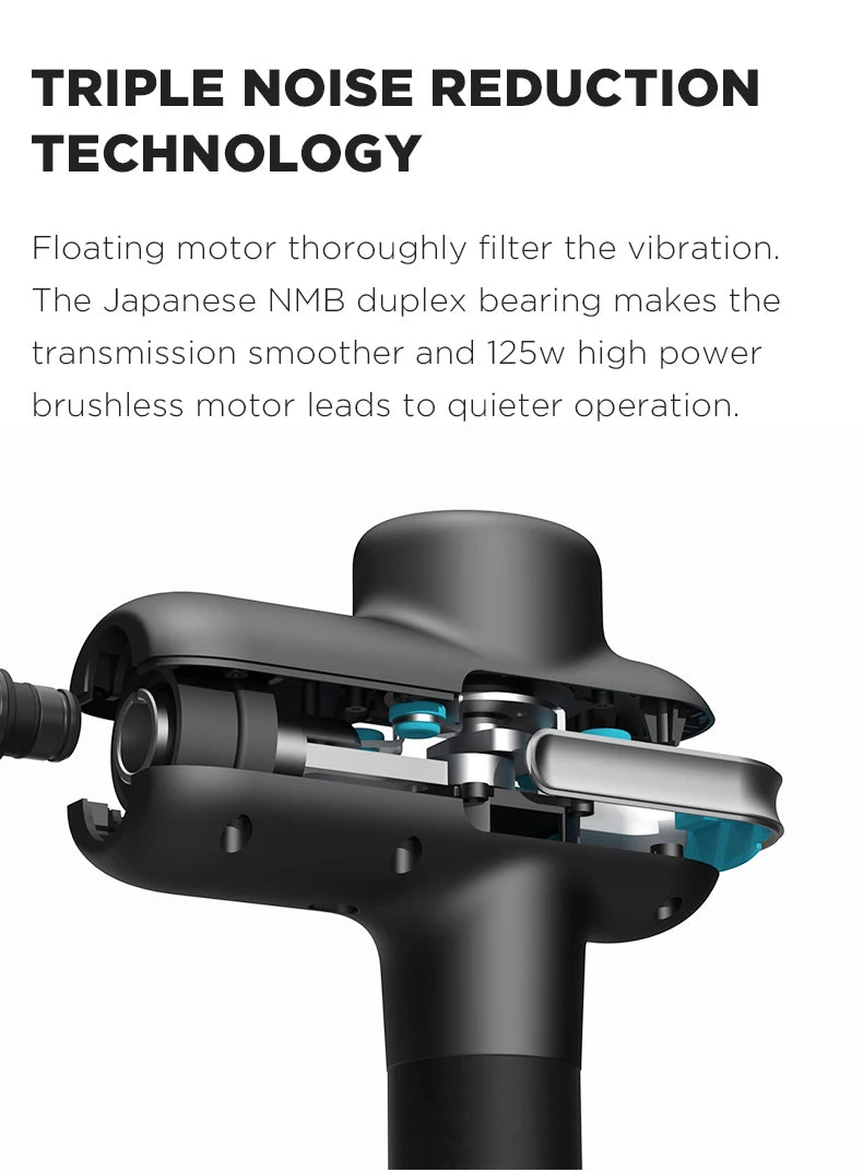 BOOSTER U1 Massage Gun New Generation Back and Neck Massager Deep Tissue Percussion Muscle Massage Machine for Fitness Exercise
