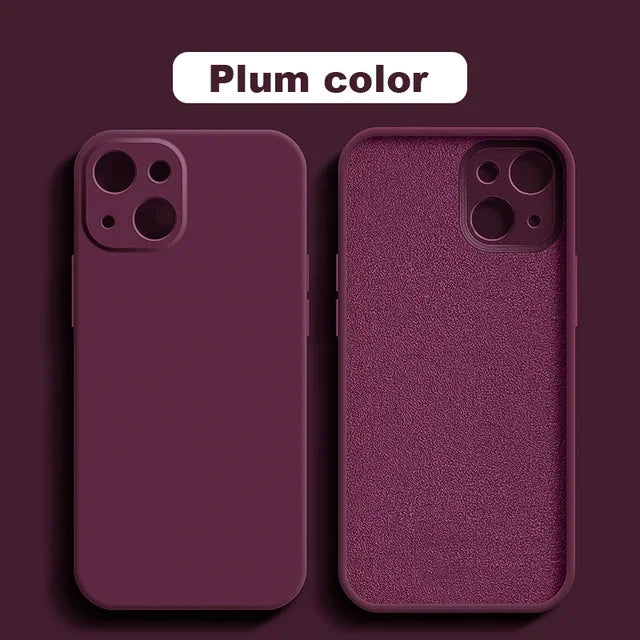 Soft TPU Phone Cover iphone 16 Pro Max Case Original Liquid Silicone  For iphone 15 14 13 14 11 Pro Max mini 14 15 16 Plus Coque