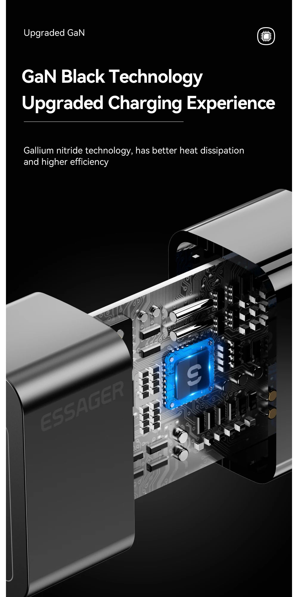 Essager-Chargeur USB Type-C, Charge Rapide PD, GaN, 33W, iPhone 14 13 12 11 Pro Max XS 8 P, iPad Pro Air iPad Mini