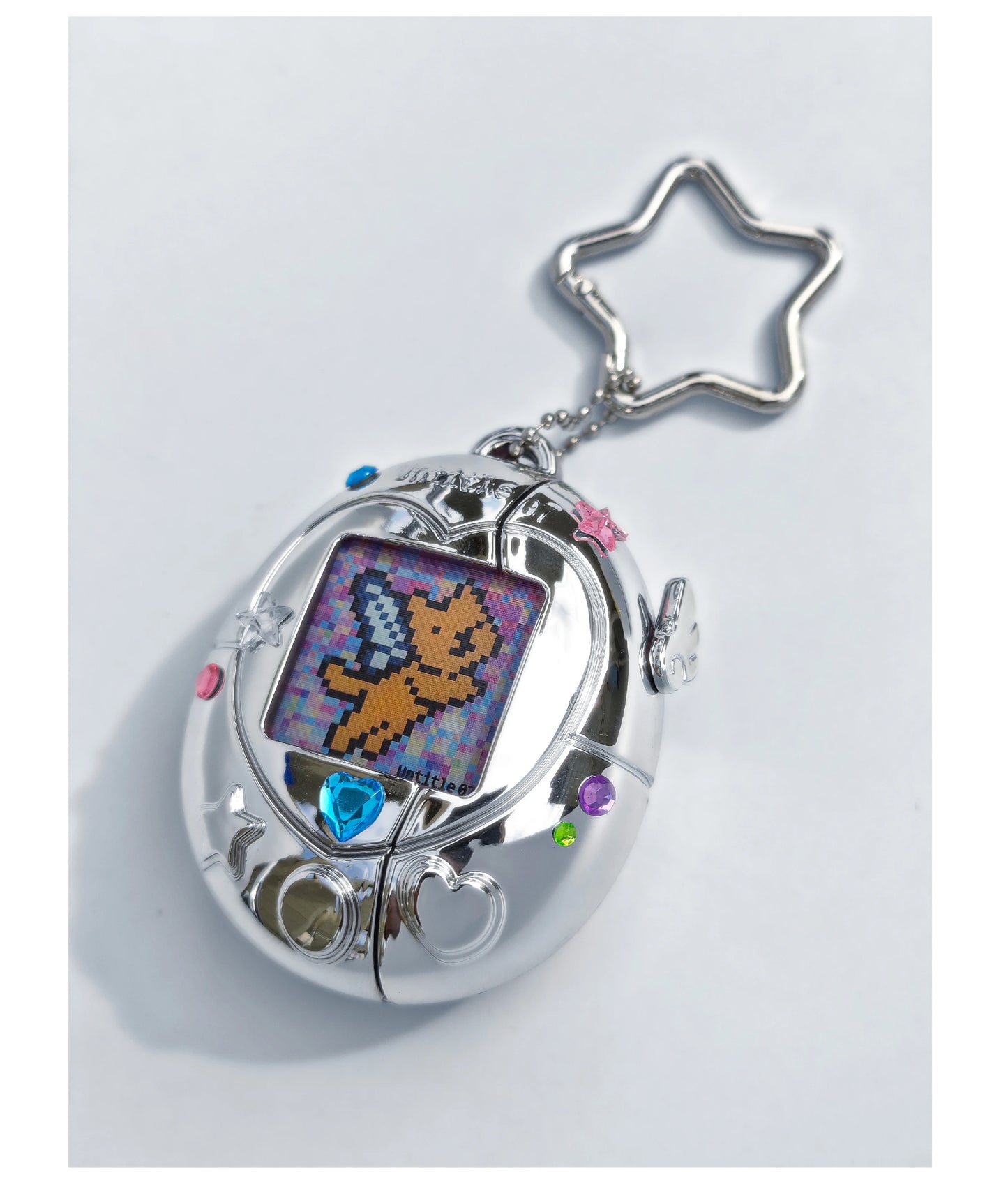 Cute For Tamagotchi Style Airpods 4/Pro 2/1 Earphone Case Transparent Soft Silicone Earphone Case With Cartoon Lanyard Sticker