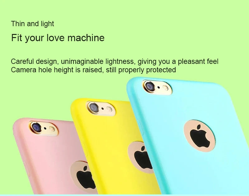 Silicone Case for iPhone 6S 6 7 8 Plus SE 2020 Case For iphone 12 mini 11 Pro 11Pro Max X XS MAX XR Phone Cover Casing Coque