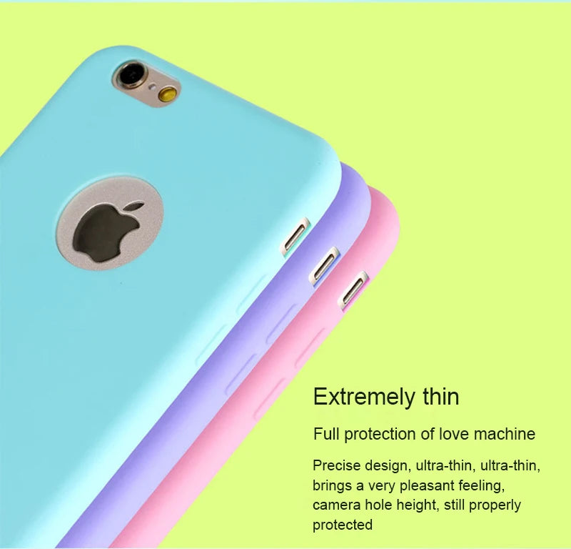 Silicone Case for iPhone 6S 6 7 8 Plus SE 2020 Case For iphone 12 mini 11 Pro 11Pro Max X XS MAX XR Phone Cover Casing Coque