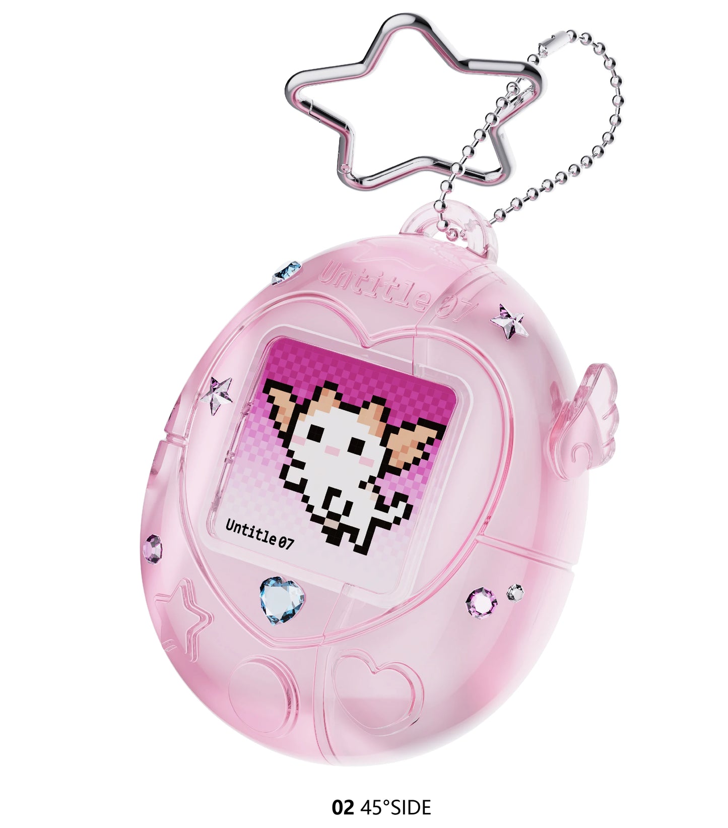 Cute For Tamagotchi Style Airpods 4/Pro 2/1 Earphone Case Transparent Soft Silicone Earphone Case With Cartoon Lanyard Sticker