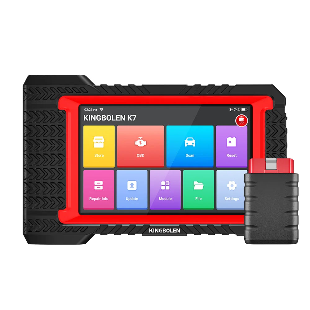 2026 New KINGBOLEN K7 CAN FD ALL System car Diagnostic Tools ECU Coding Bi-directional 28 Reset Lifetime Free PK X431 CRP919E BT