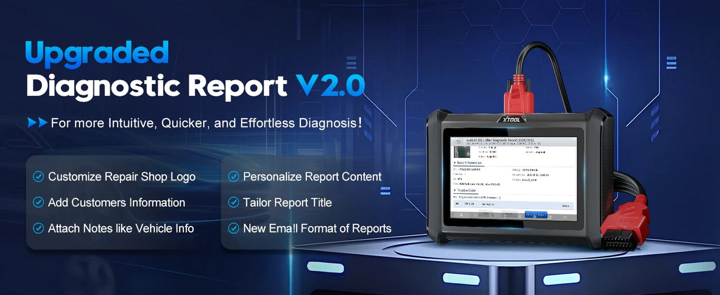 XTOOL D7S V2.0 Car Diagnostic Tools CAN FD DOIP FCA ECU Coding XTOOL D7 OBD2 Auto Automotive Tool Scan All System 39+ Reset