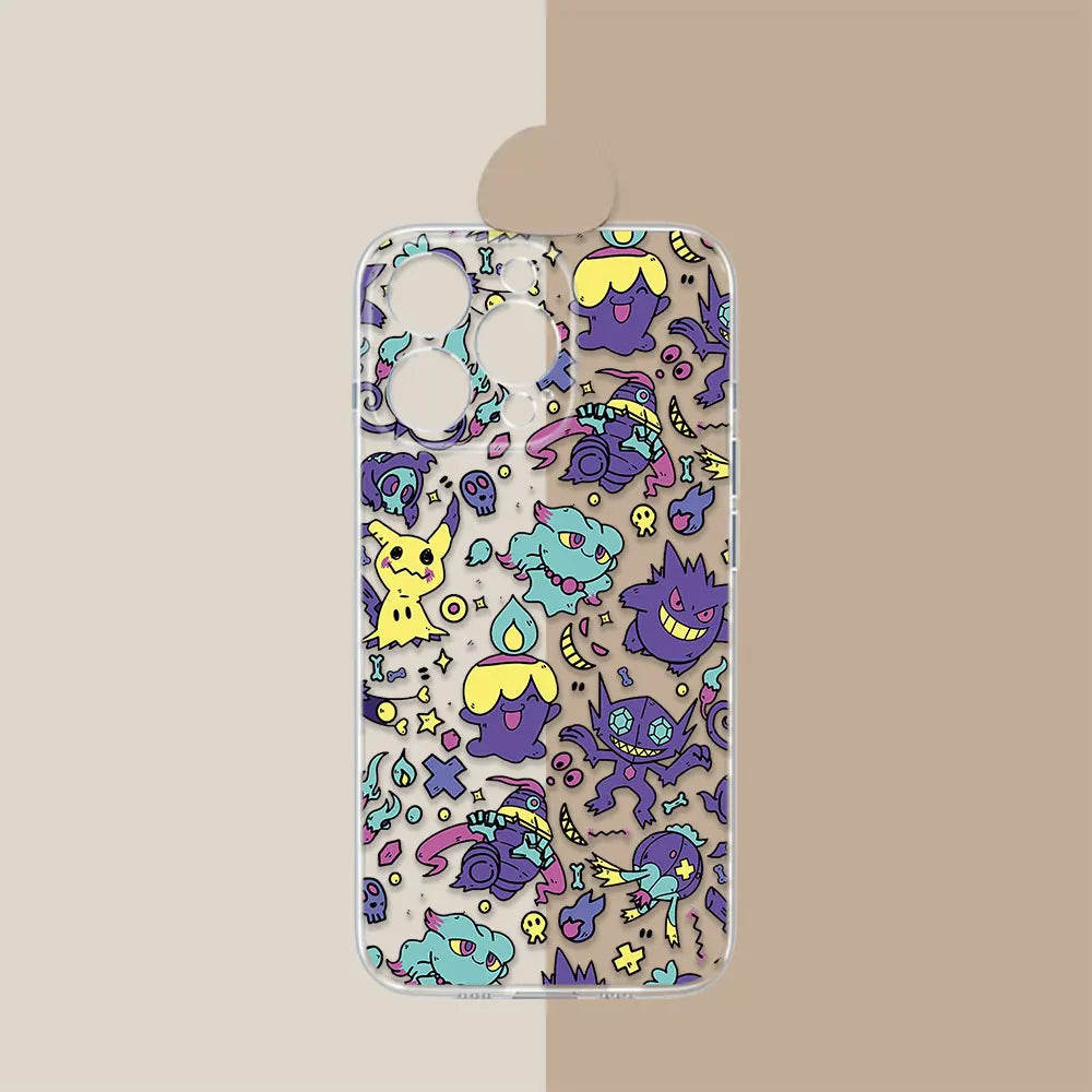 Pokemon Charizard Pikachu Anime Coque For iPhone 17 Air 16e 16 Case 15 14 13 12 11 17 16 Plus Pro Max 17 Translucent Phone Cover