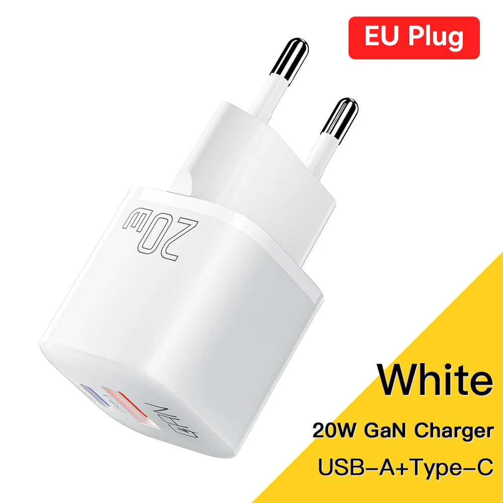 Essager 20W GaN USB Type C chargeur PD Charge rapide téléphone QC 3.0 chargeurs rapides pour iPhone 14 13 12 11 Pro Max Mini iPad Charge
