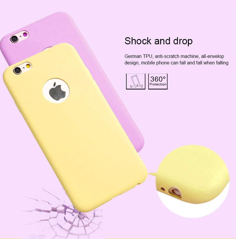 Silicone Case for iPhone 6S 6 7 8 Plus SE 2020 Case For iphone 12 mini 11 Pro 11Pro Max X XS MAX XR Phone Cover Casing Coque