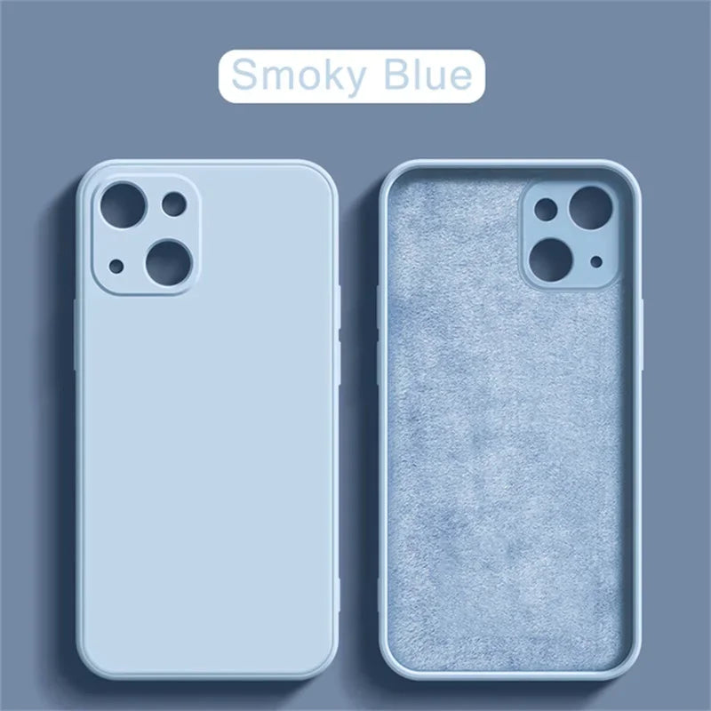 Soft TPU Phone Cover iphone 16 Pro Max Case Original Liquid Silicone  For iphone 15 14 13 14 11 Pro Max mini 14 15 16 Plus Coque