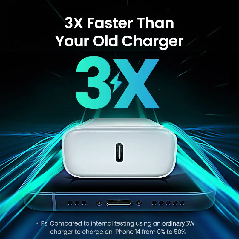 PD 40W téléphone chargeur rapide pour iPhone 17 16 15 14 13 12 11 Pro Max 8 Plus iPad Charge rapide Type C câble de Charge USB C ligne de données