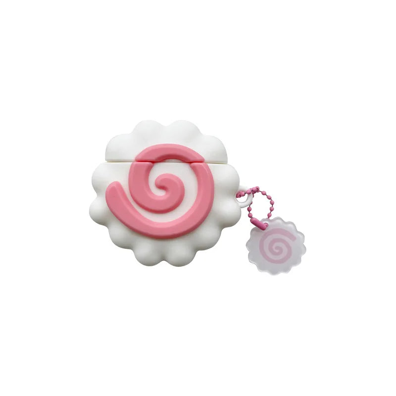 Cute Doughnut Headphone Case For AirPods 4 (2024) Airpod Pro 1 2 3 Bluetooth Earbuds Charging Box Protective Earphone Case Cover