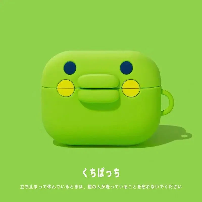 3D Cute Funny Tamagotchi Big Mouth Earphone Accessories Case Protective Sleeve Cover Suitable For Airpods1/2/3/4/Pro/Pro2/Pro3