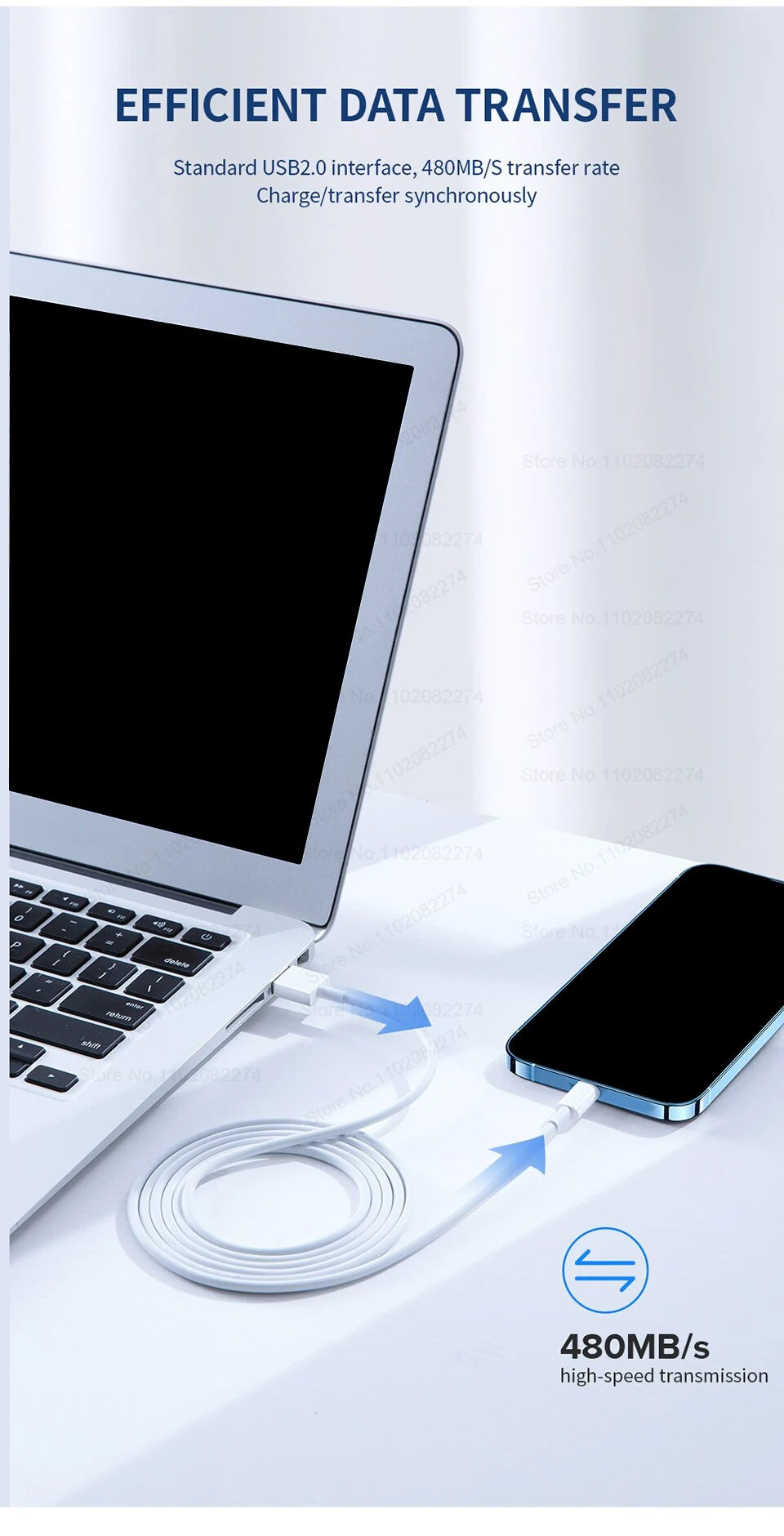 Câble USB de charge rapide PD 40W pour iPhone 14 13 12 11 Pro Max X XR USB-C vers USB C 60W, accessoires de chargeur pour iPhone 15 16