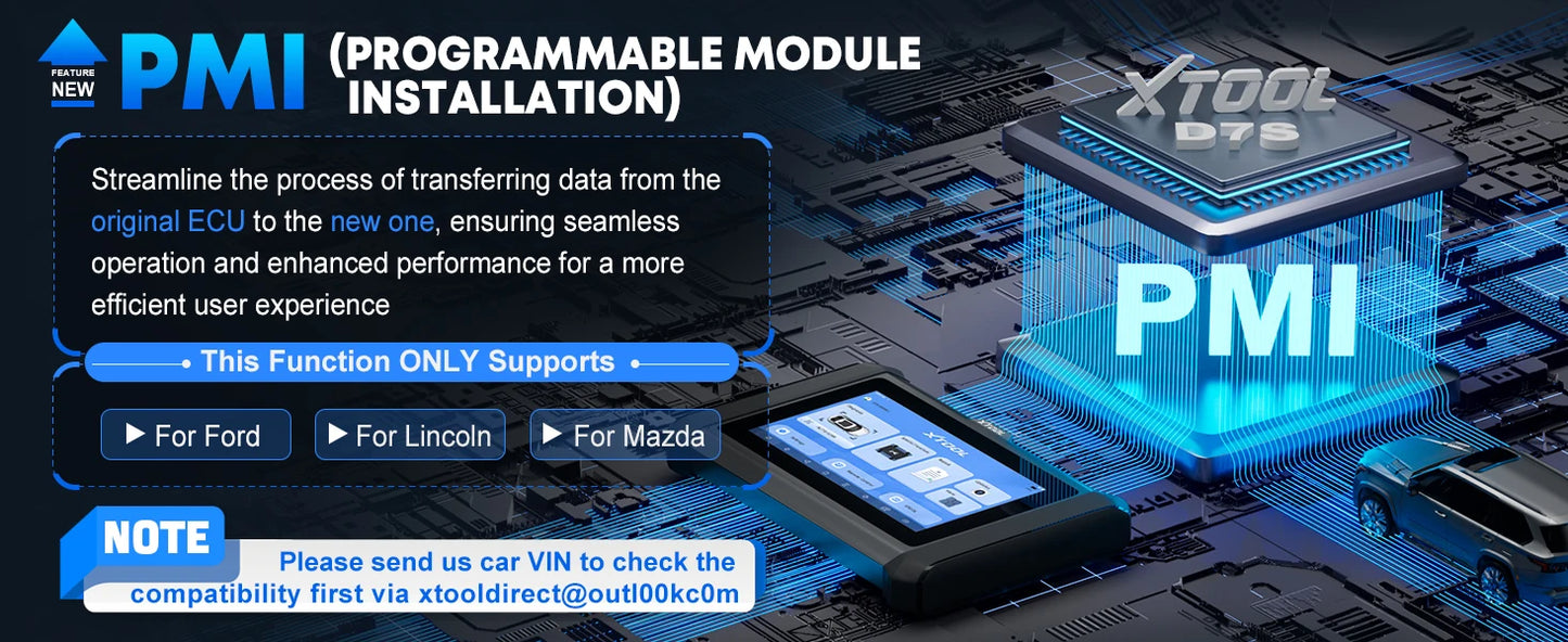XTOOL D7S V2.0 Car Diagnostic Tools CAN FD DOIP FCA ECU Coding XTOOL D7 OBD2 Auto Automotive Tool Scan All System 39+ Reset