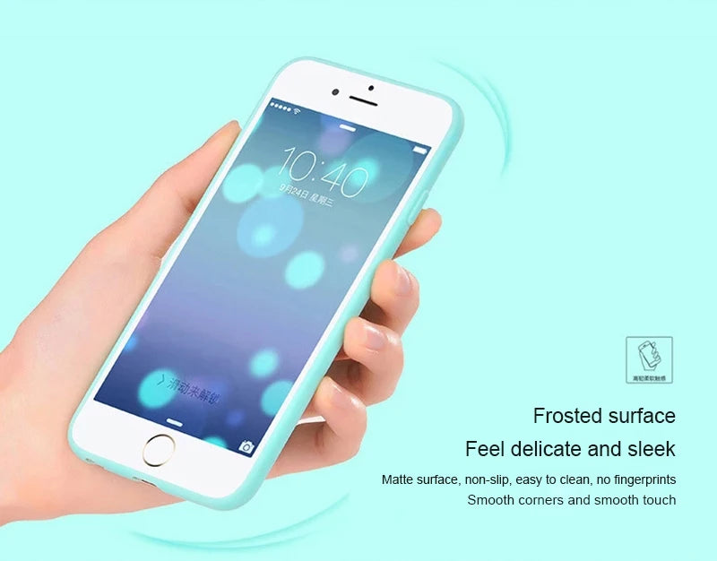 Silicone Case for iPhone 6S 6 7 8 Plus SE 2020 Case For iphone 12 mini 11 Pro 11Pro Max X XS MAX XR Phone Cover Casing Coque
