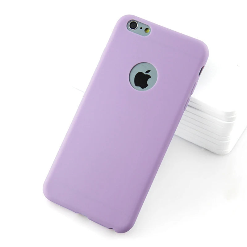 Silicone Case for iPhone 6S 6 7 8 Plus SE 2020 Case For iphone 12 mini 11 Pro 11Pro Max X XS MAX XR Phone Cover Casing Coque