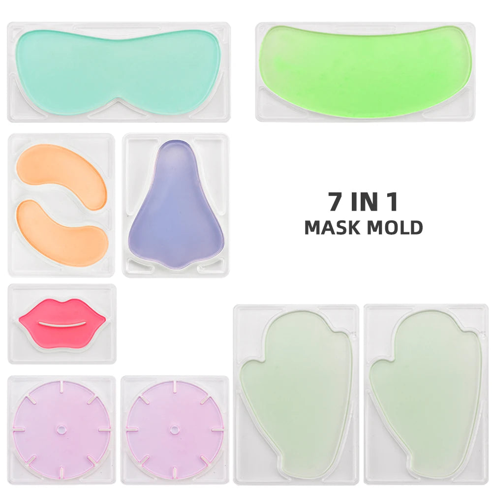 DIY Mask Maker Tools For Vegetable Fruits Mask Maker Skin Rejuvenation Moisturizing Eye Nose Lips Neck Hand Breast Mask Molds