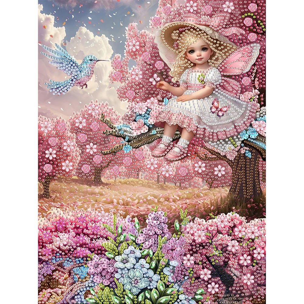30*40cm Elegant Luxury Woman 5D DIY Partial Special Shaped Drill Diamond Painting Kit Rhinestone Diamond Painting Home Decor