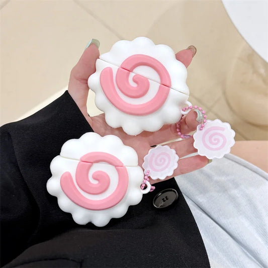 Cute Doughnut Headphone Case For AirPods 4 (2024) Airpod Pro 1 2 3 Bluetooth Earbuds Charging Box Protective Earphone Case Cover