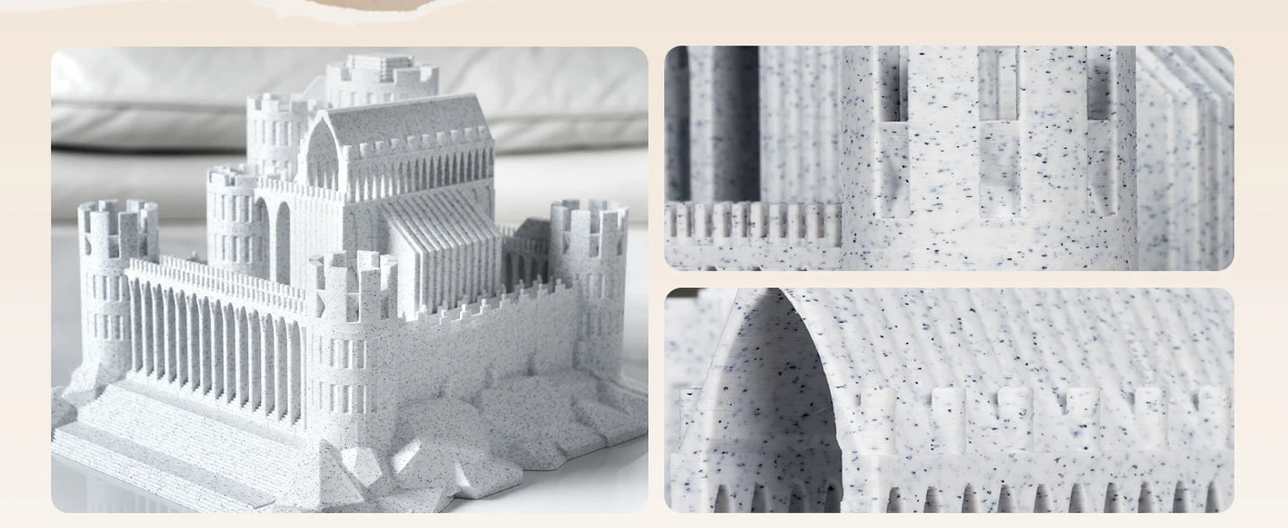 SUNLU 5KG High Speed PLA Marble Filament 1.75mm +/- 0.02 mm 1kg Spool (2.2lbs) High Speed Printing Filament Fit Most FDM Printer