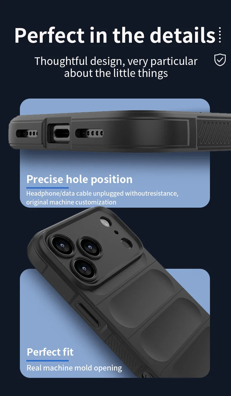 Shockproof Soft Skin Case Phone Cover For iPhone 17 Air 16E 16 15 14 13 12 11 Pro Max Plus Liquid Silicon Protective Coque