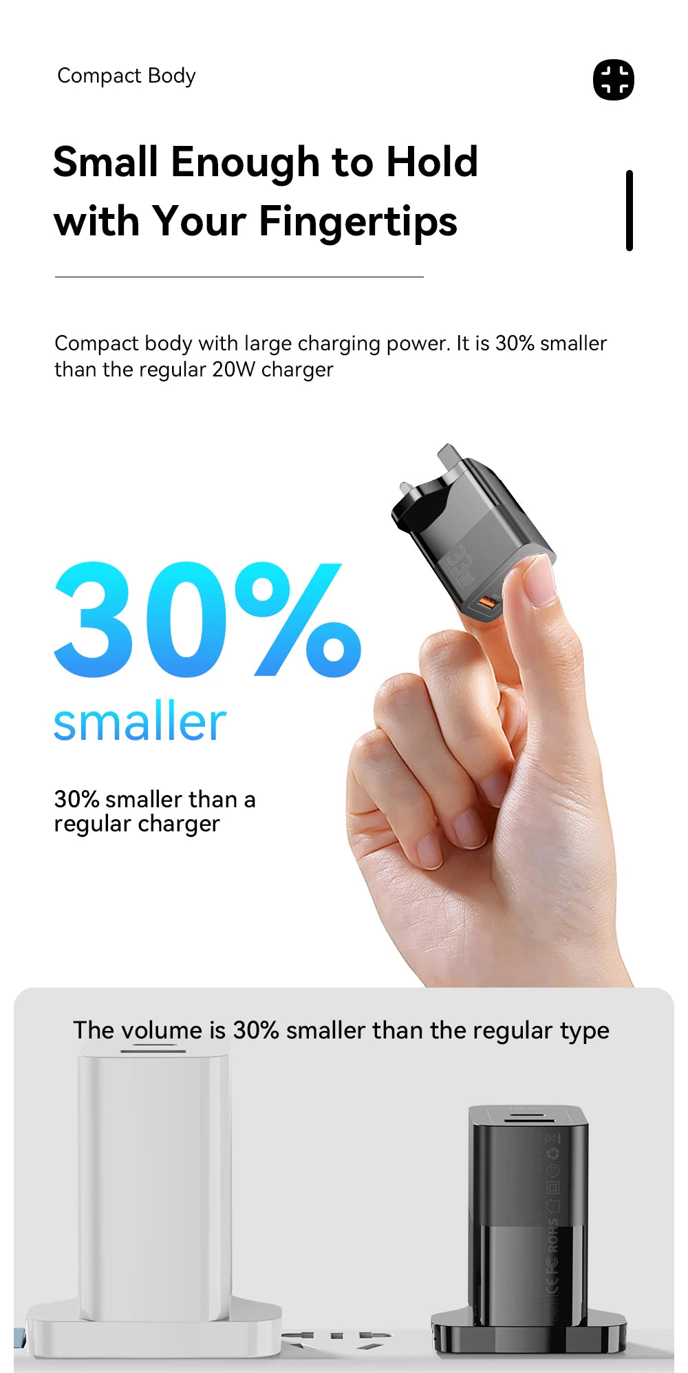 Essager-Chargeur USB Type-C, Charge Rapide PD, GaN, 33W, iPhone 14 13 12 11 Pro Max XS 8 P, iPad Pro Air iPad Mini