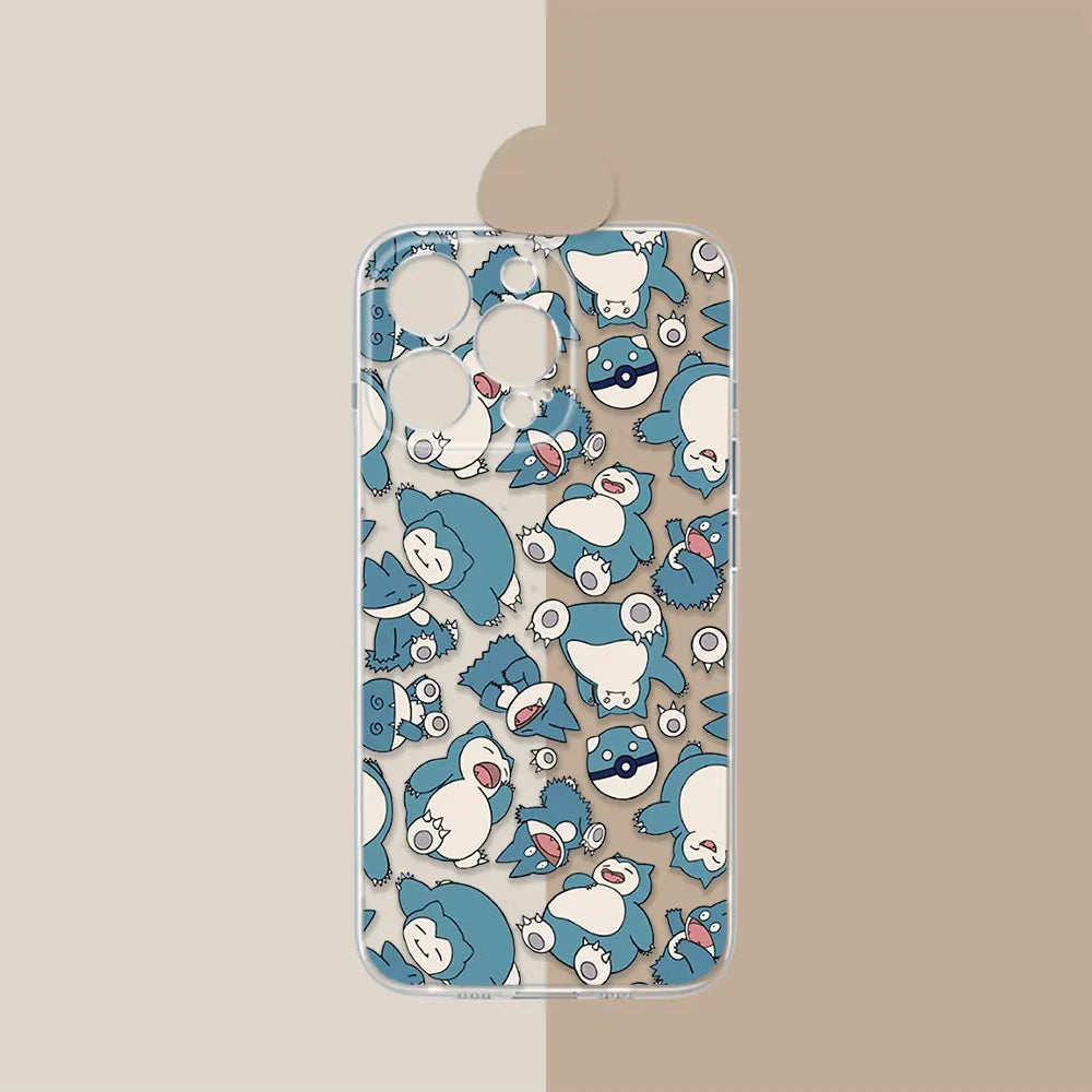 Pokemon Charizard Pikachu Anime Coque For iPhone 17 Air 16e 16 Case 15 14 13 12 11 17 16 Plus Pro Max 17 Translucent Phone Cover