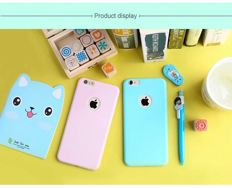 Silicone Case for iPhone 6S 6 7 8 Plus SE 2020 Case For iphone 12 mini 11 Pro 11Pro Max X XS MAX XR Phone Cover Casing Coque