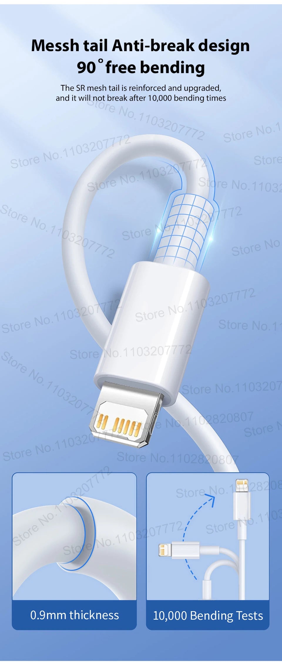 Original Pd 30w USB C charge rapide pour iPhone 13 12 11 14 pro Max 7 8 plus Mini XS xr x charge rapide câble USB type C pour chargeur iPhone