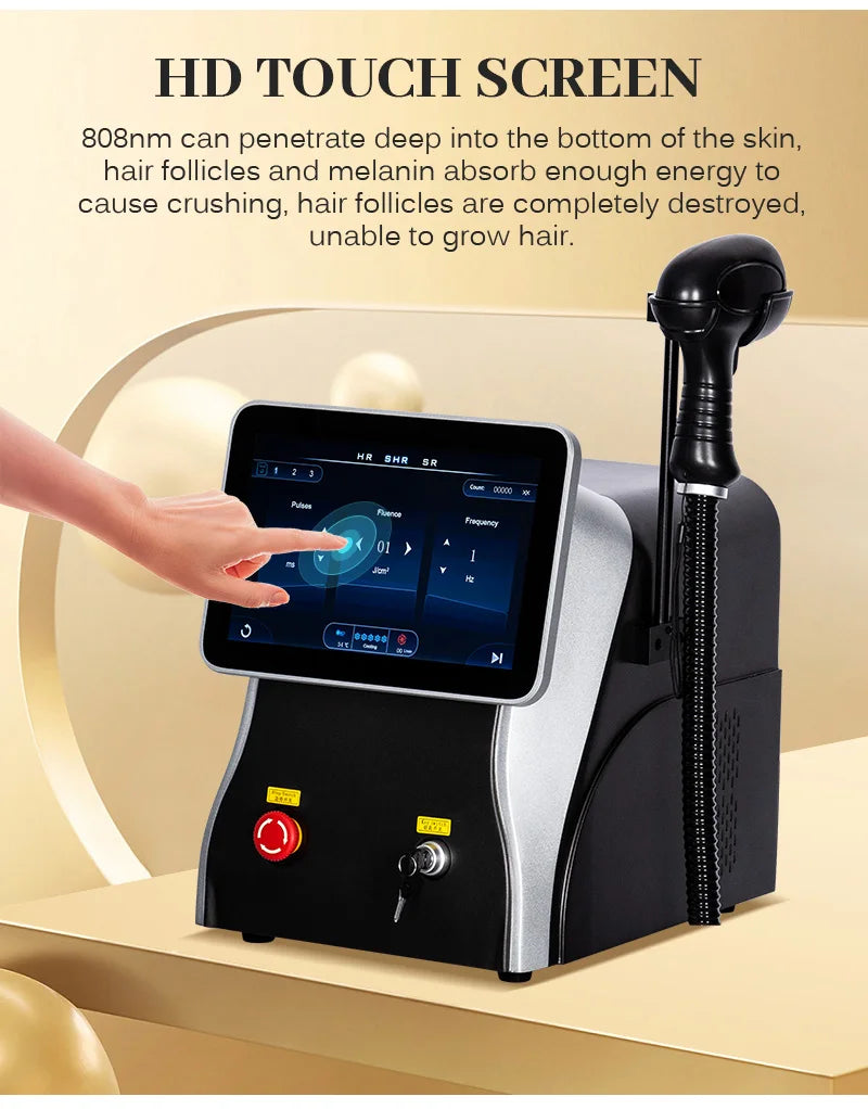 3500W Soprano Titanium Ice Platinum Diode 755 808 1064nm 3 Wavelength Laser Machine Painless Diode Hair Removal Machine
