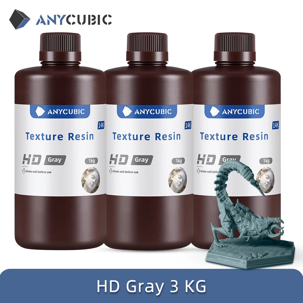 ANYCUBIC Texture Resin 14K high-precision 405nm UV Resin For Photon 3D Printer UV Photopolymer Resin
