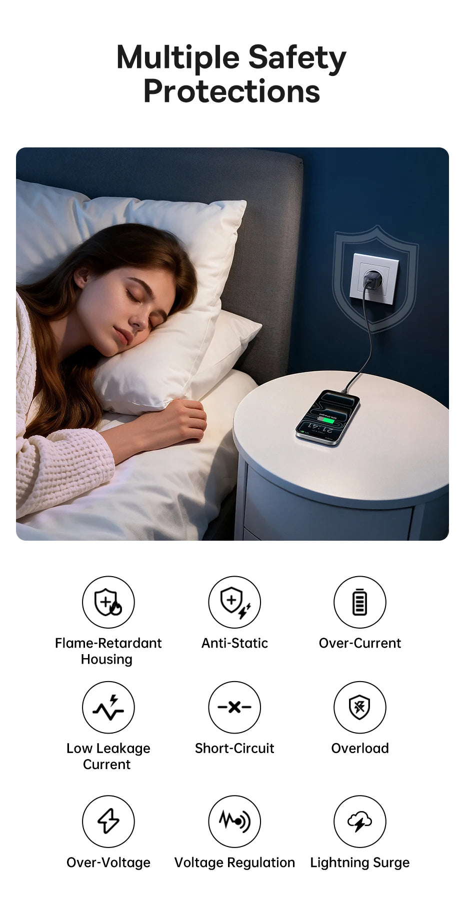 Baseus 20W USB C chargeur Portable Type C chargeur Support PD charge rapide pour iPhone 15 14 13 12 11 Pro Max 8 Plus chargeur rapide