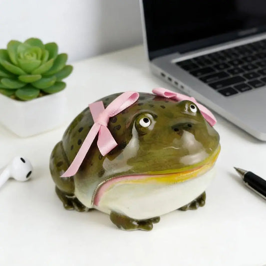 Bow Frog Earbud Case for AirPods 1/2/3/4/Pro 1/2/3 Bluetooth-compatible Earphone Charging Case Cover Headphone Protective Shell