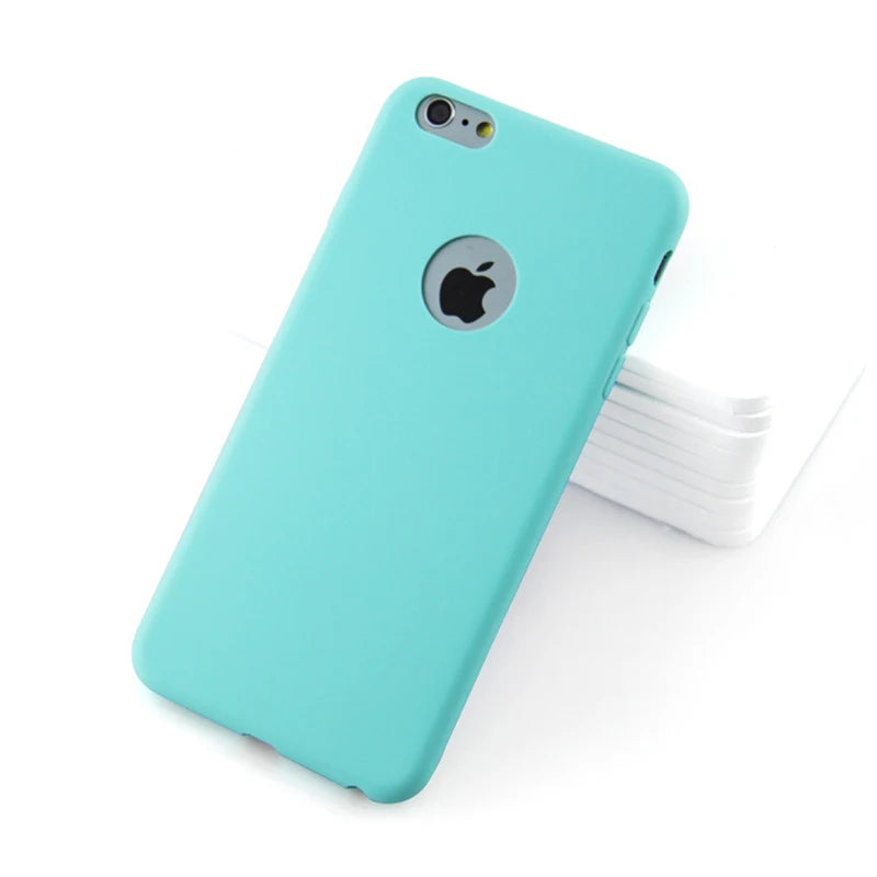 Silicone Case for iPhone 6S 6 7 8 Plus SE 2020 Case For iphone 12 mini 11 Pro 11Pro Max X XS MAX XR Phone Cover Casing Coque