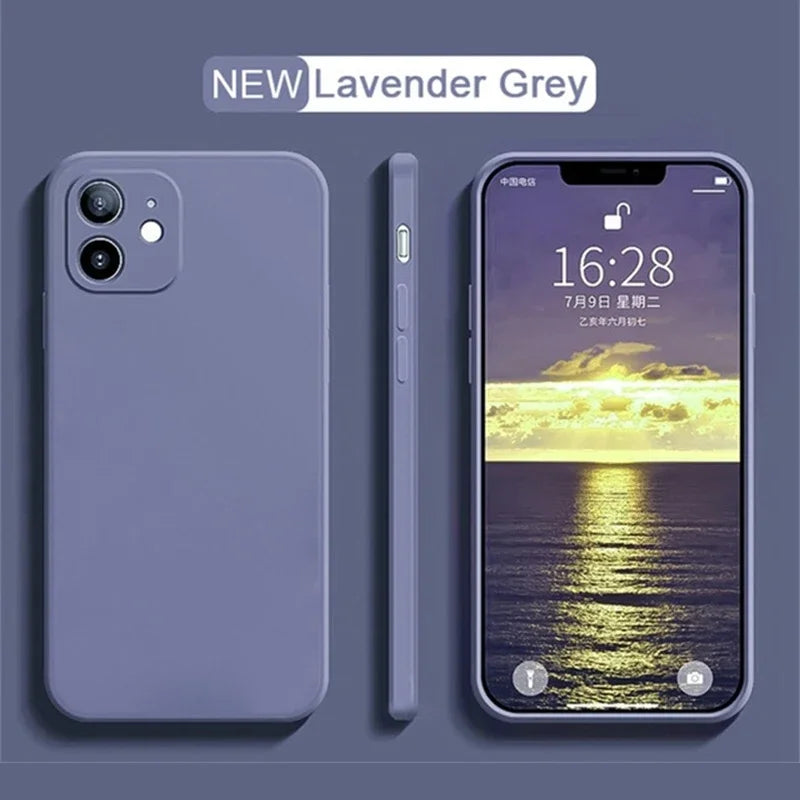 Soft TPU Phone Cover iphone 16 Pro Max Case Original Liquid Silicone  For iphone 15 14 13 14 11 Pro Max mini 14 15 16 Plus Coque
