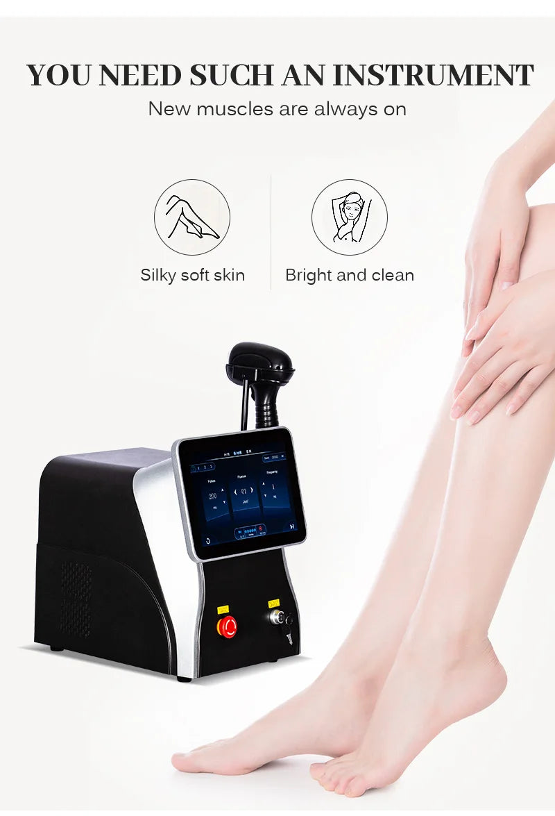 3500W Soprano Titanium Ice Platinum Diode 755 808 1064nm 3 Wavelength Laser Machine Painless Diode Hair Removal Machine