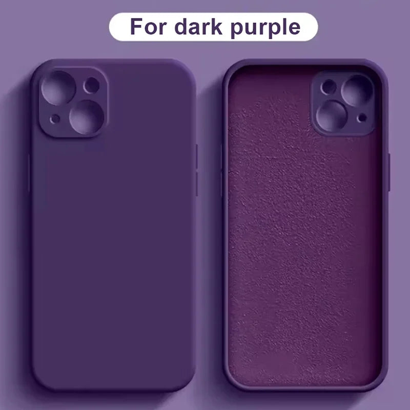 Soft TPU Phone Cover iphone 16 Pro Max Case Original Liquid Silicone  For iphone 15 14 13 14 11 Pro Max mini 14 15 16 Plus Coque