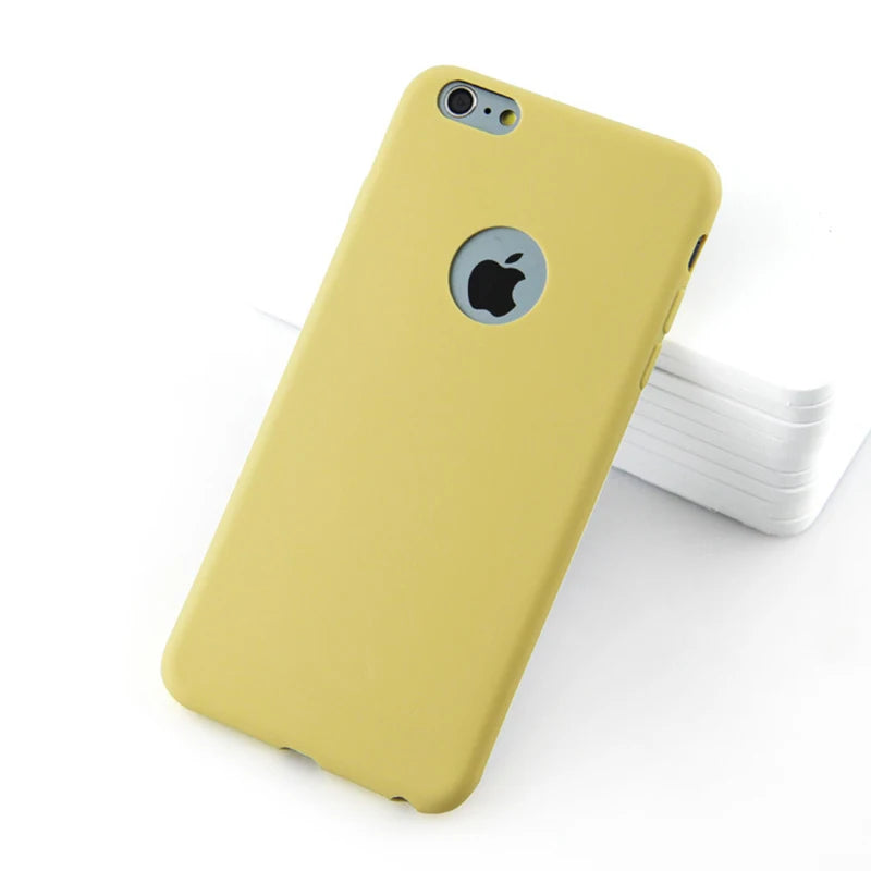 Silicone Case for iPhone 6S 6 7 8 Plus SE 2020 Case For iphone 12 mini 11 Pro 11Pro Max X XS MAX XR Phone Cover Casing Coque