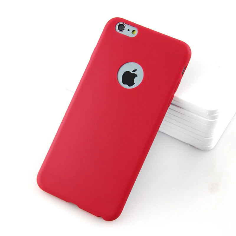 Silicone Case for iPhone 6S 6 7 8 Plus SE 2020 Case For iphone 12 mini 11 Pro 11Pro Max X XS MAX XR Phone Cover Casing Coque
