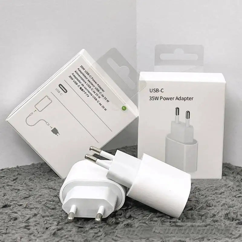 Chargeur rapide PD USB C 35W, pour iPhone 17 16 15 Pro Max 11 12 13 14, adaptateur d'alimentation X XS 8, charge rapide, accessoires de téléphone