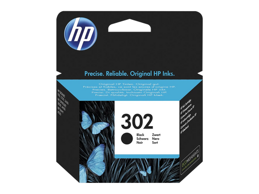 Sonderposten - HP 302 (F6U66AE) Original Schwarz Druckerpatrone – Hohe Druckleistung & perfekte Qualität