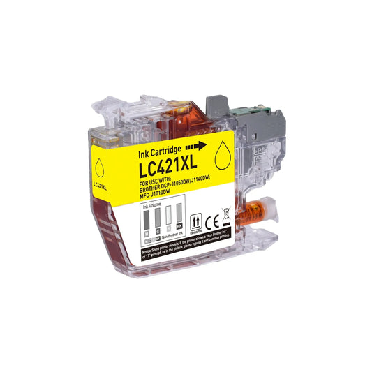 Patronen kompatibel mit Brother LC-421XL – 4er Set Schwarz & Farbe